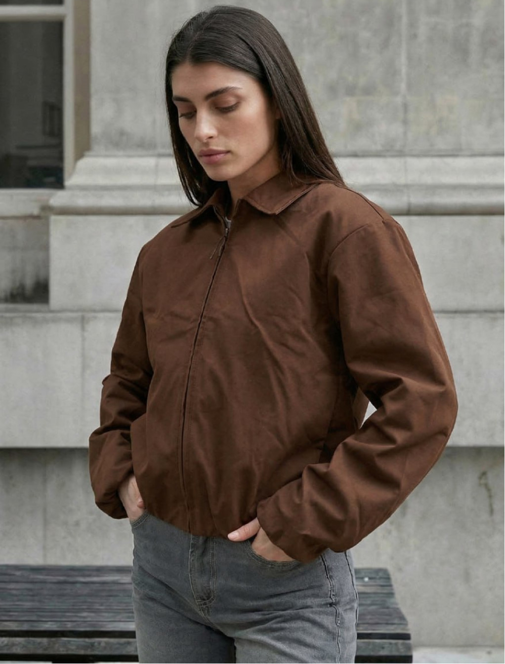 Wiatrówka Staff ni brown