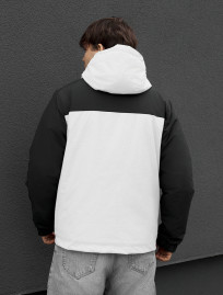 Kurtka  Staff logo light gray melange & black