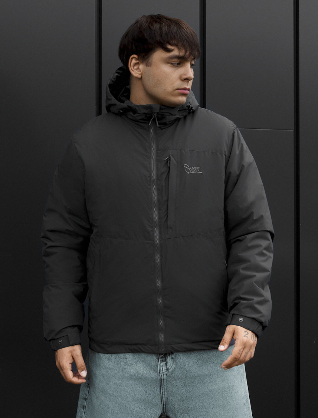 Kurtka Staff chap logo gray