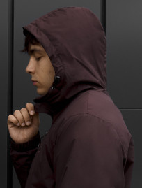 Kurtka Staff chap logo dark bordo