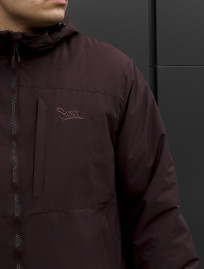 Kurtka Staff chap logo dark bordo