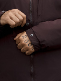 Kurtka Staff chap logo dark bordo