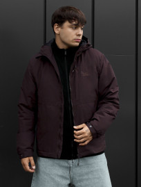 Kurtka Staff chap logo dark bordo