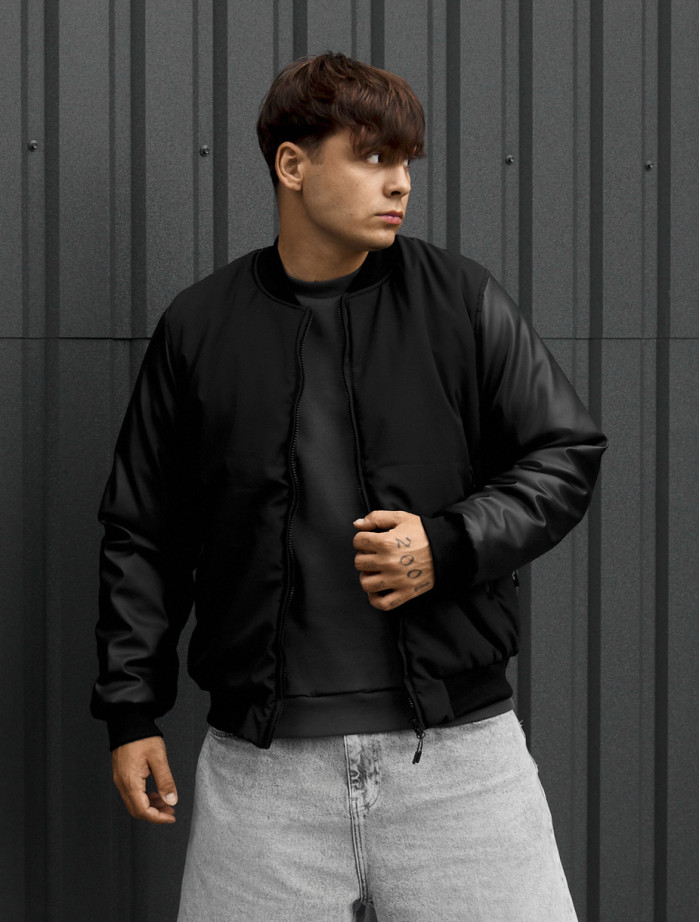 Bomber Staff fly black