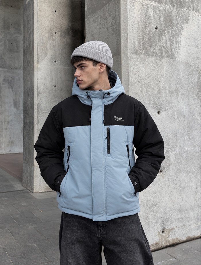 Kurtka zimowa Staff tui logo black & blue