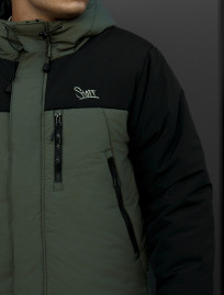 Kurtka zimowa Staff tui logo black & khaki