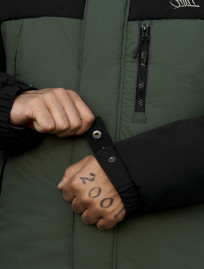 Kurtka zimowa Staff tui logo black & khaki