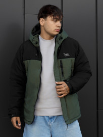 Kurtka zimowa Staff tui logo black & khaki