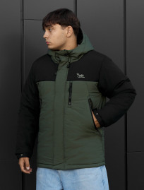 Kurtka zimowa Staff tui logo black & khaki
