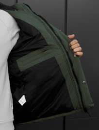 Kurtka zimowa Staff tui logo black & khaki