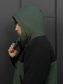 Kurtka zimowa Staff tui logo black & khaki