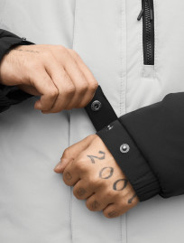 Kurtka zimowa Staff tui logo black & light gray