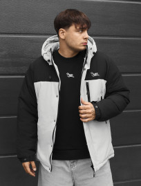 Kurtka zimowa Staff tui logo black & light gray