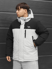 Kurtka zimowa Staff tui logo black & light gray