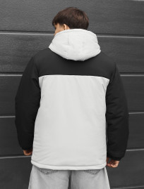 Kurtka zimowa Staff tui logo black & light gray