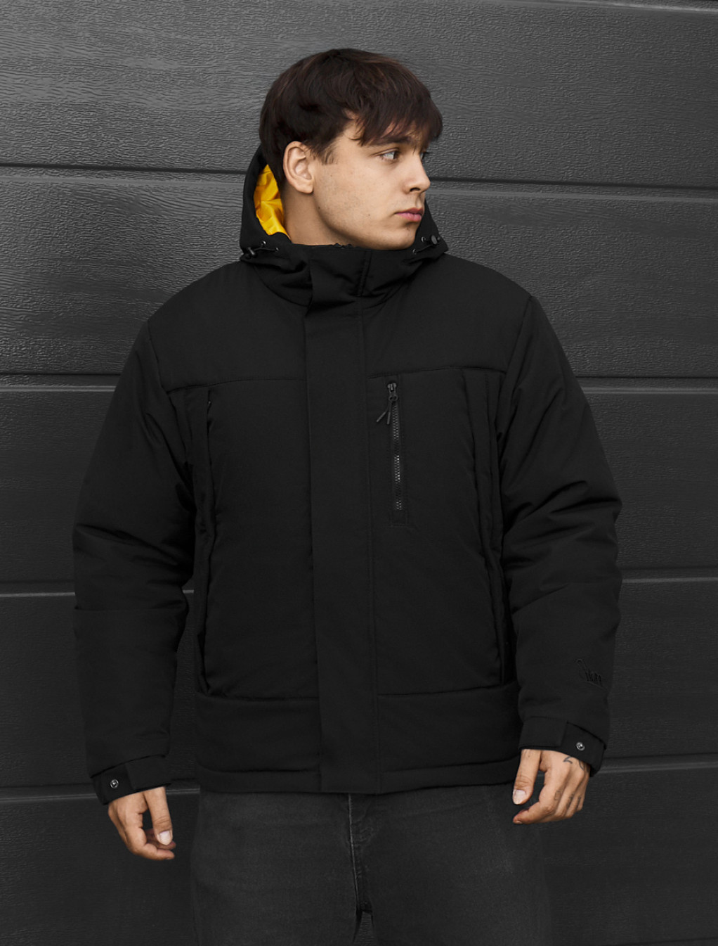 Kurtka zimowa Staff um black logo