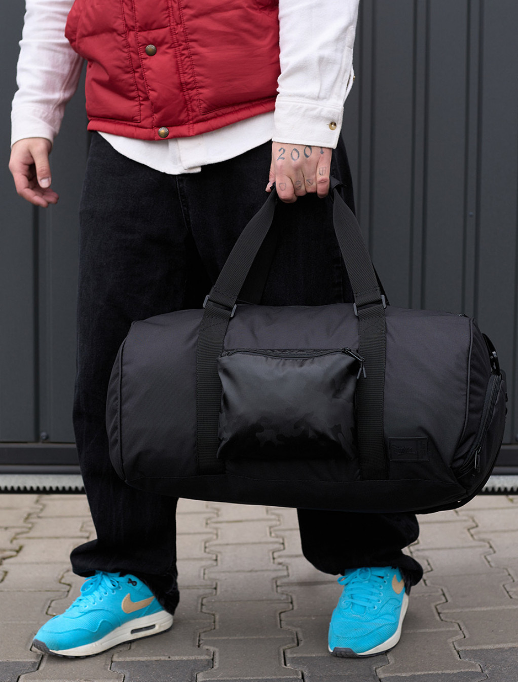 Torba sportowa Staff no black & camo