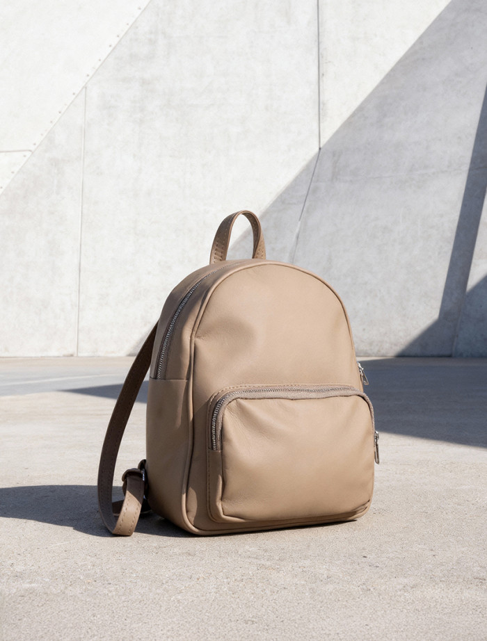 Plecak Staff vol leather light brown