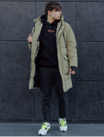 Parka zimowa Staff no light beige long