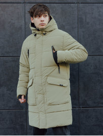 Parka zimowa Staff no light beige long