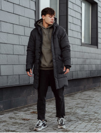 Zimowa parka Staff no dark gray