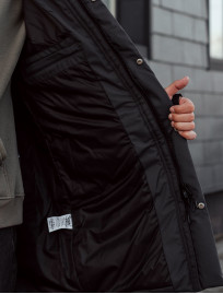 Zimowa parka Staff no dark gray