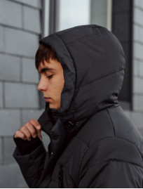 Zimowa parka Staff no dark gray