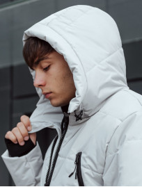 Zimowa parka Staff nim white gray