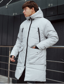 Zimowa parka Staff nim white gray