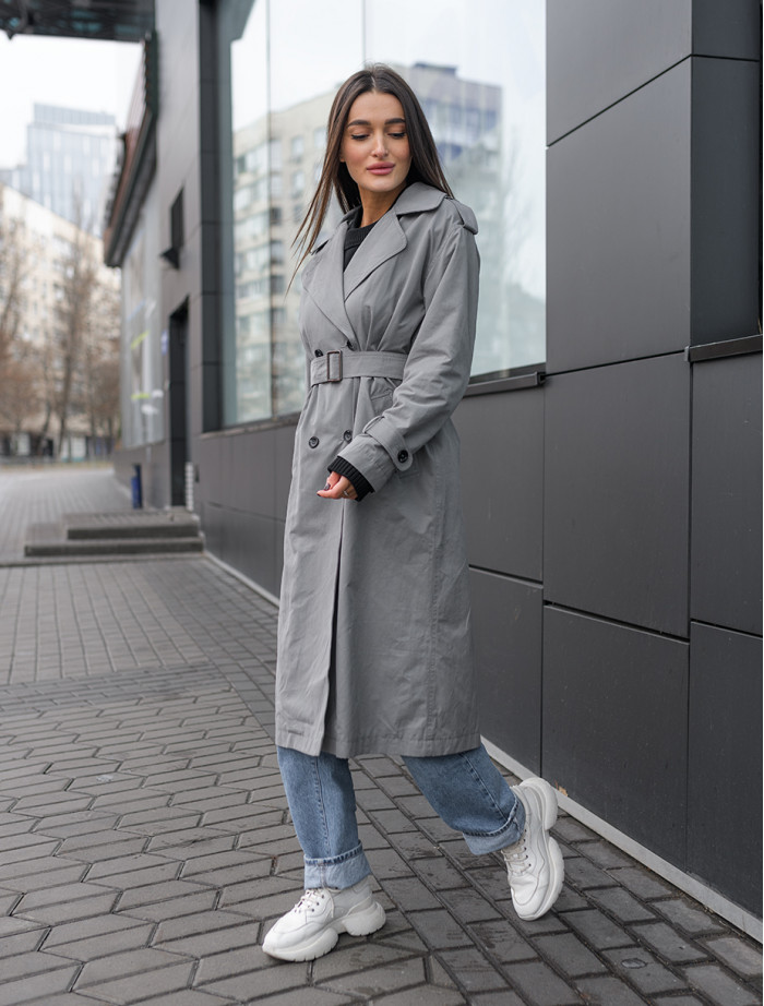 Damski płaszcz Staff cap gray