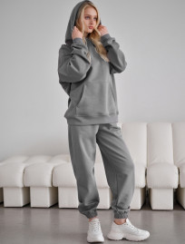 Damski dres Staff mox gray fleece oversize