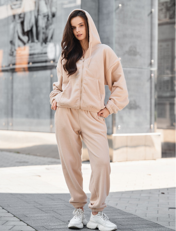 Dres Staff eni beige oversize fleece