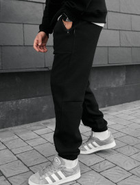 Spodnie sportowe Staff nib black fleece