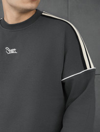 Bluza Staff line dark gray reflective oversize