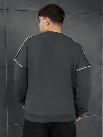 Bluza Staff line dark gray reflective oversize