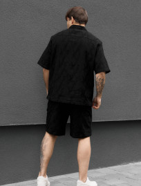 Komplet koszula + spodenki Staff mac black
