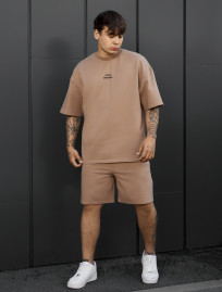 Komplet koszulka + spodenki Staff no brown oversize