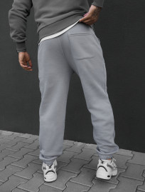 Spodnie dresowe Staff al light gray fleece