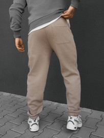 Spodnie dresowe Staff al beige fleece