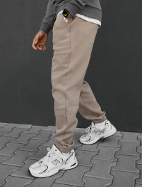 Spodnie dresowe Staff al beige fleece