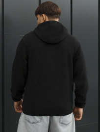 Bluza Staff zip black fleece