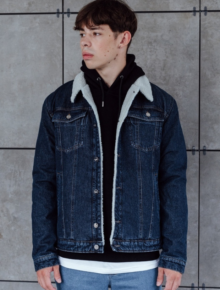 Kurtka jeansowa z futerkiem Staff ros c1