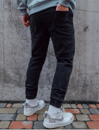 Joggery jeansowe Staff ros dark gray thin