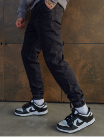 Joggery jeansowe Staff black thin