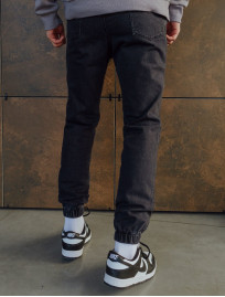 Joggery jeansowe Staff black thin