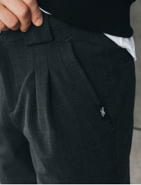 Spodnie Staff line dark gray square