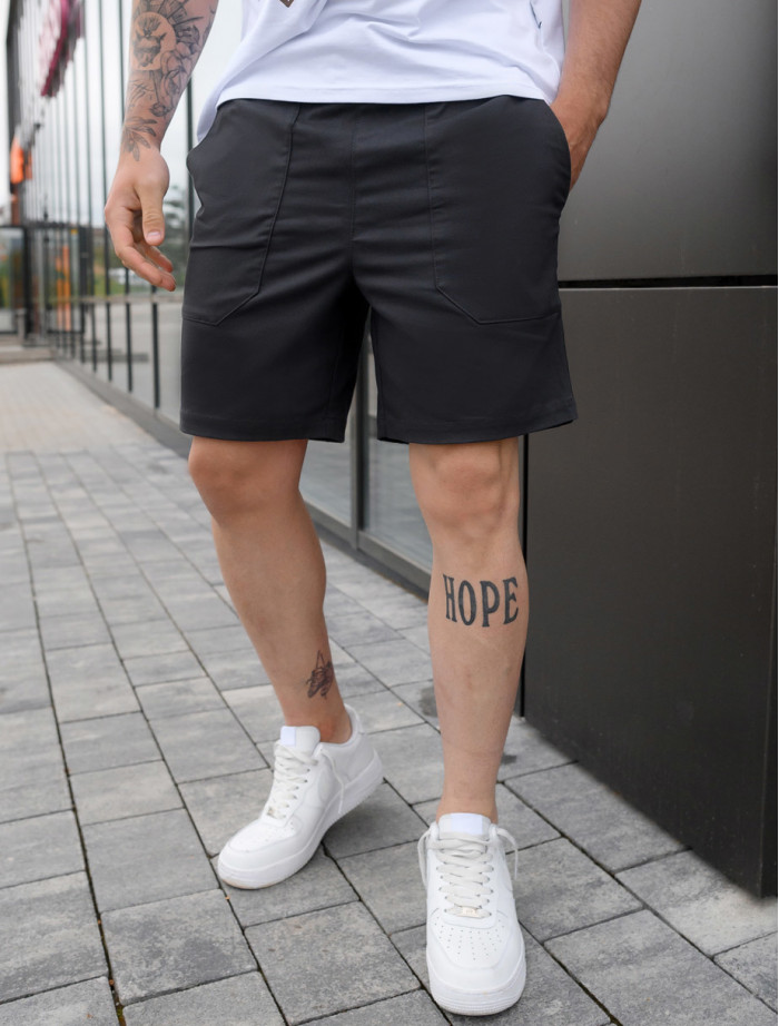 Szorty chinos Staff er dark gray