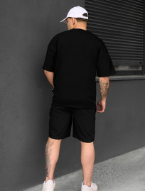 Komplet koszulka + spodenki Staff patt black oversize