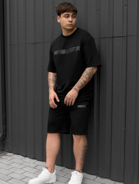Komplet koszulka + spodenki Staff ra black