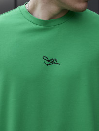 Koszulka Staff green logo oversize
